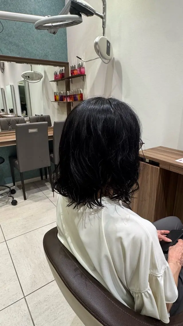 パーマ パーマ 薮押 いづみのヘアスタイル