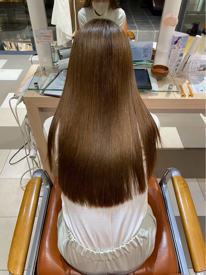 ロング 縮毛矯正 縮毛矯正 本村 しょうたのヘアスタイル