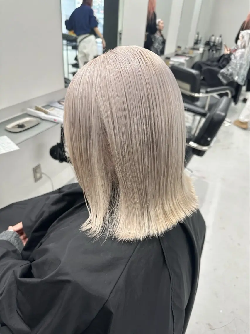 ミディアム カラー カラーモデル募集中/ 新潟万代/ミユウ🩵のヘアスタイル