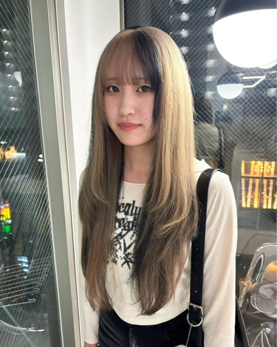ロング カラー ヘアカラー デザインカラー /rioのヘアスタイル