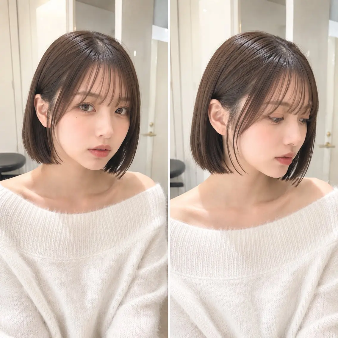 ショート カット ヘアカラー 縮毛矯正❣️ボブ/ 池袋/おばかんのヘアスタイル