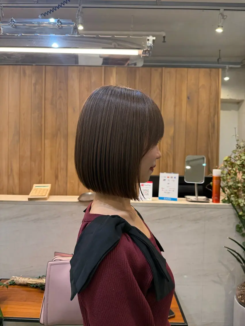 ショート ボブ カット 川口開世 /カット /お悩み相談◎のヘアスタイル