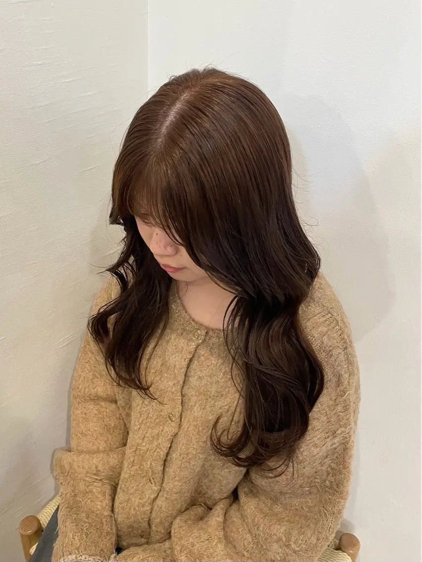 ブリーチ無しダブルカラー+選べるAujua treatment付き⭐︎の写真