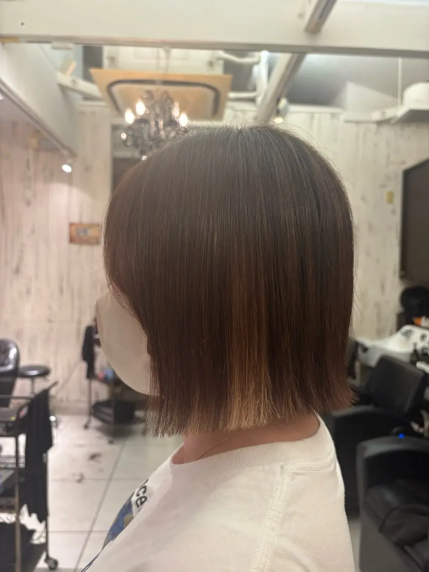 ミディアム ボブ 松井 悠希のヘアスタイル