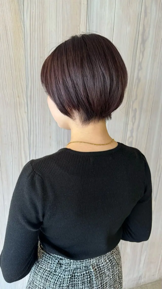 ショート 丸みショート ショートヘア 京都ショート職人 RYOJIのヘアスタイル