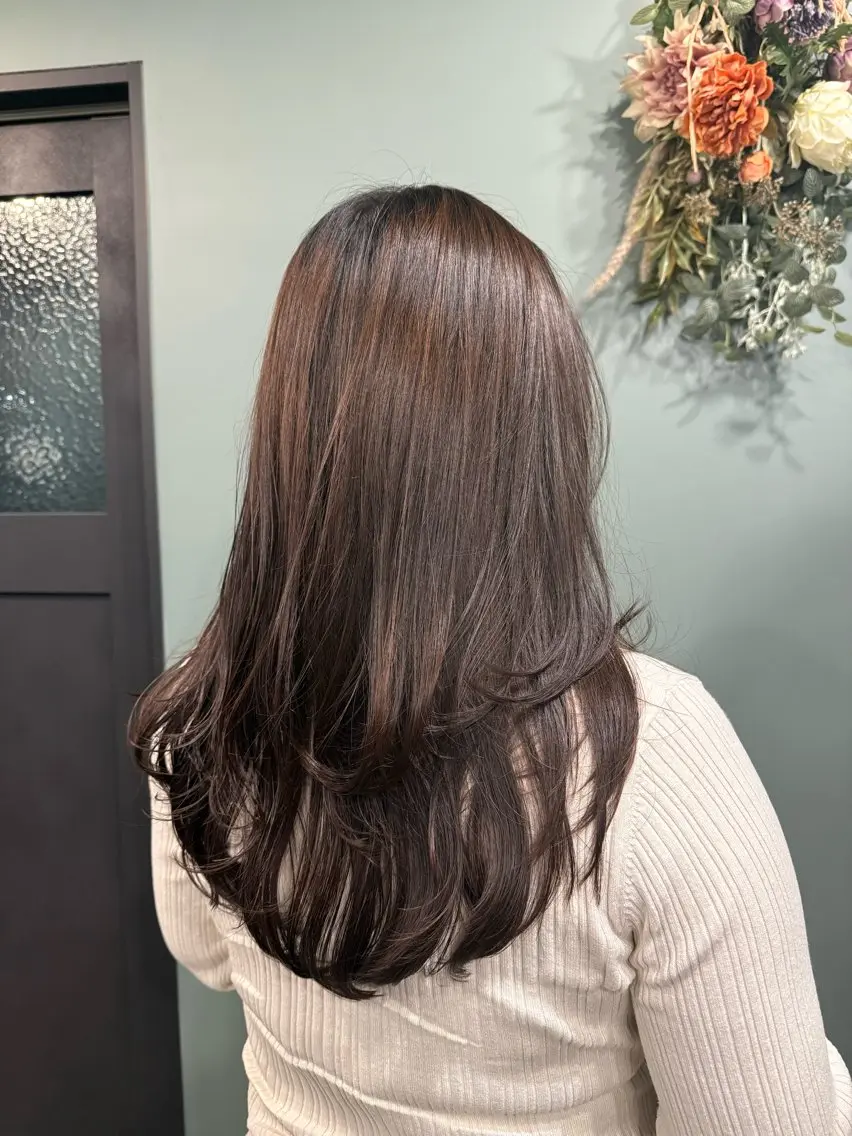 ロング 草野 奈扇のヘアスタイル