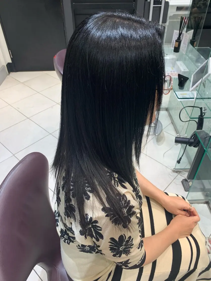 ロング カット 縮毛矯正 トリートメント ヘアセット ✨上村 潤平✨メンズヘア✨のヘアスタイル