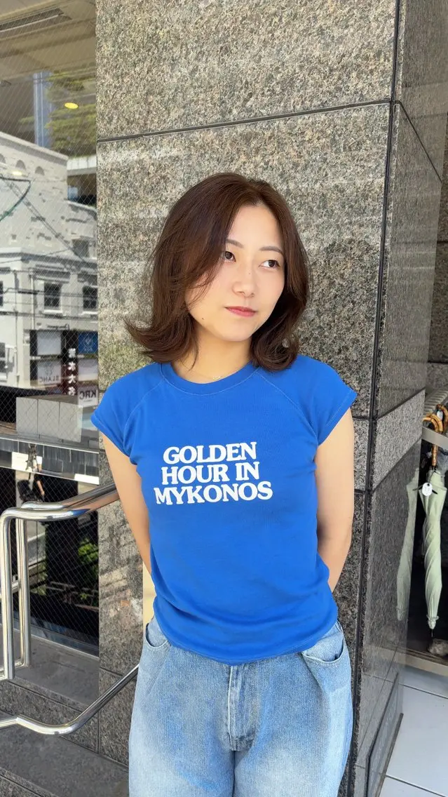ミディアム hitomi ♡のヘアスタイル