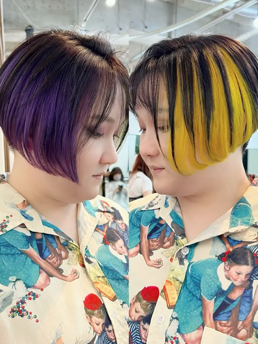 ショート カラー ❤️Mimi/non ワンカラー❤️のヘアスタイル