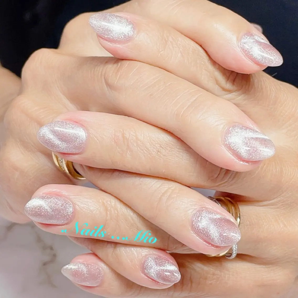 ネイル ジェルネイル マグネットネイル .Nails Mio 赤羽西ネイルサロンのネイルデザイン