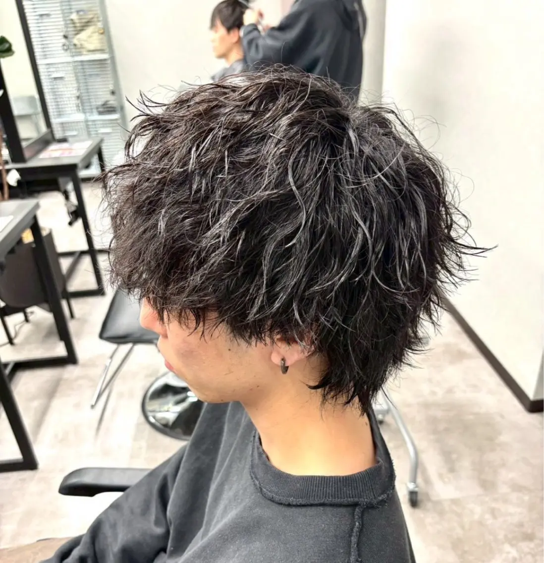 カット＋ツイストスパイラルパーマの写真