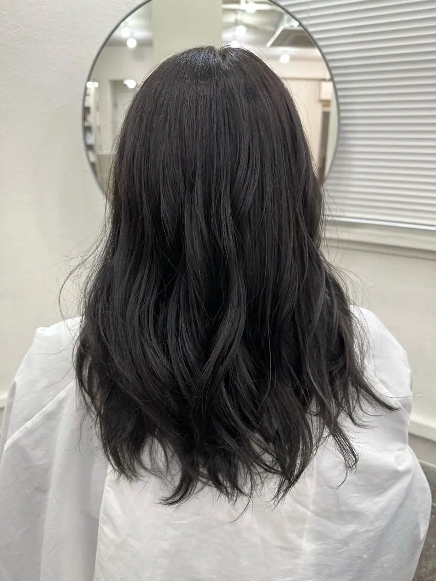 ロング ハイライト ロング TR付きカット無料✨ ✨いのうえもなみのヘアスタイル