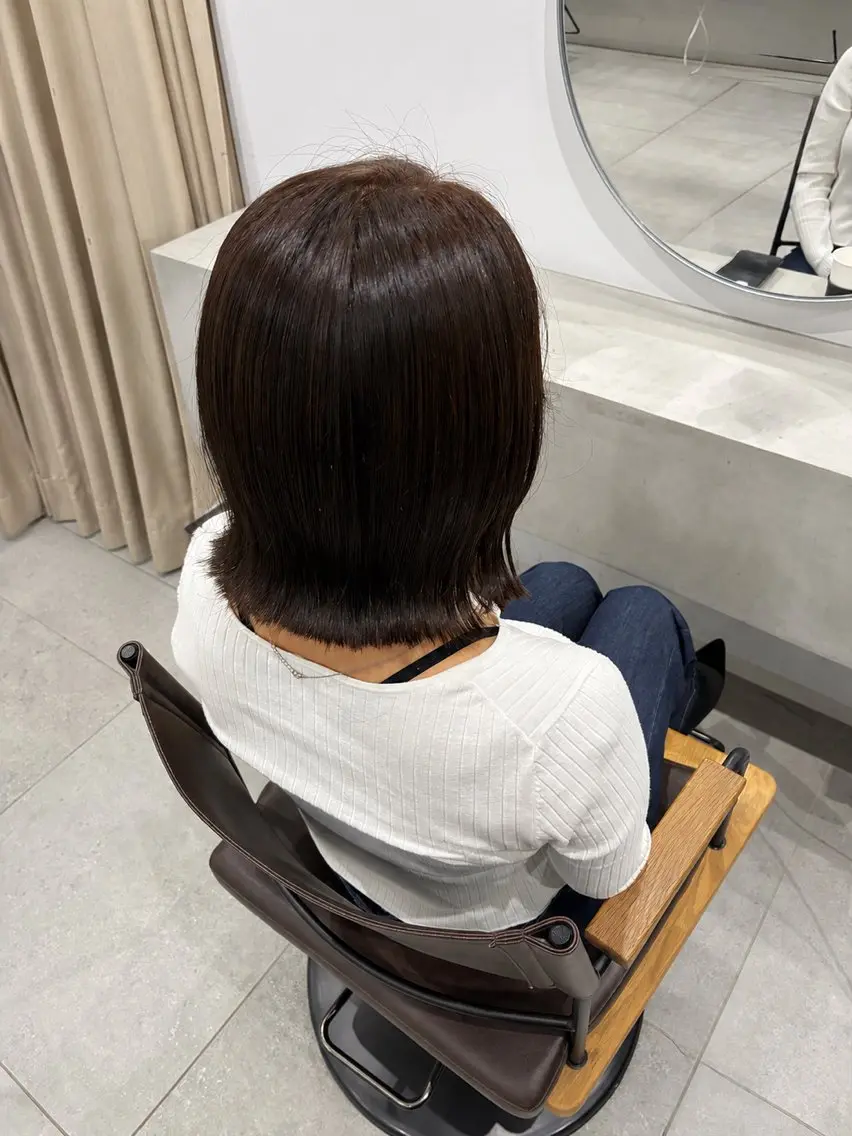 ミディアム カラー ヘアカラー カット*カラーモデル 募集中☀️明日香のヘアスタイル