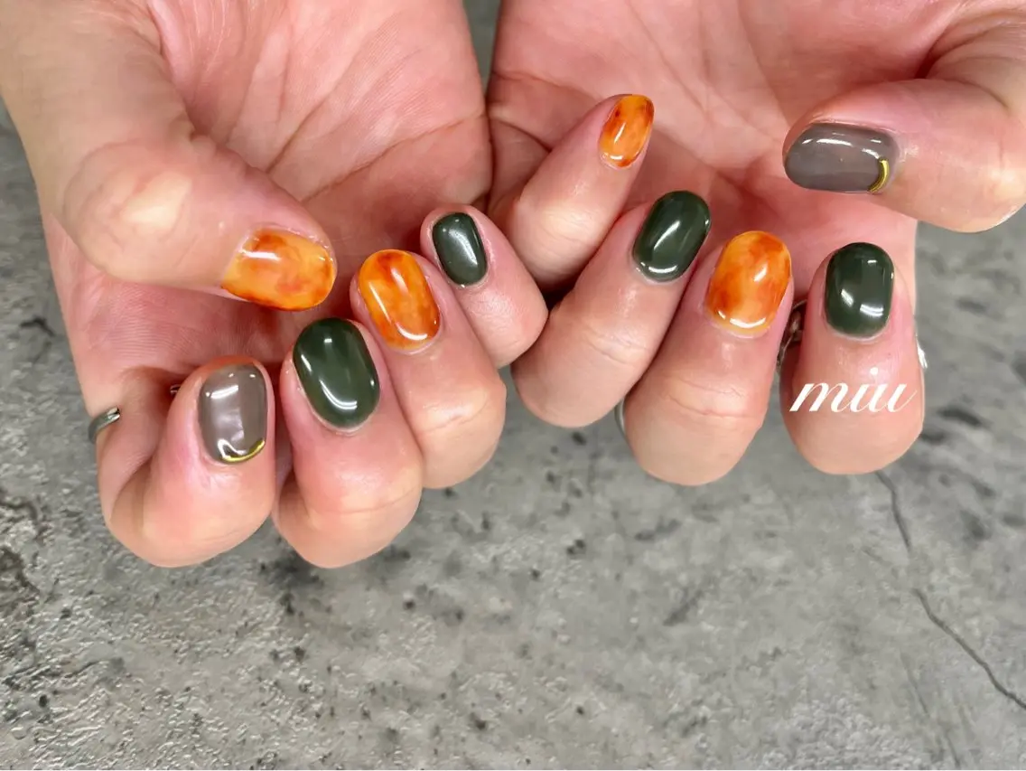 ネイル ハンドネイル miu nail 🐾mihoのネイルデザイン