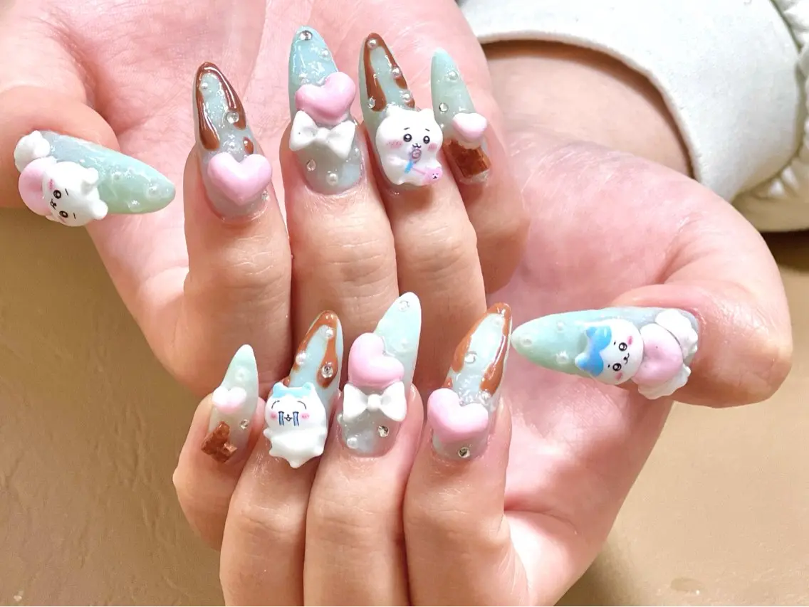 ネイル ジェルネイル 持ち込み ハンドネイル Painty nailのネイルデザイン