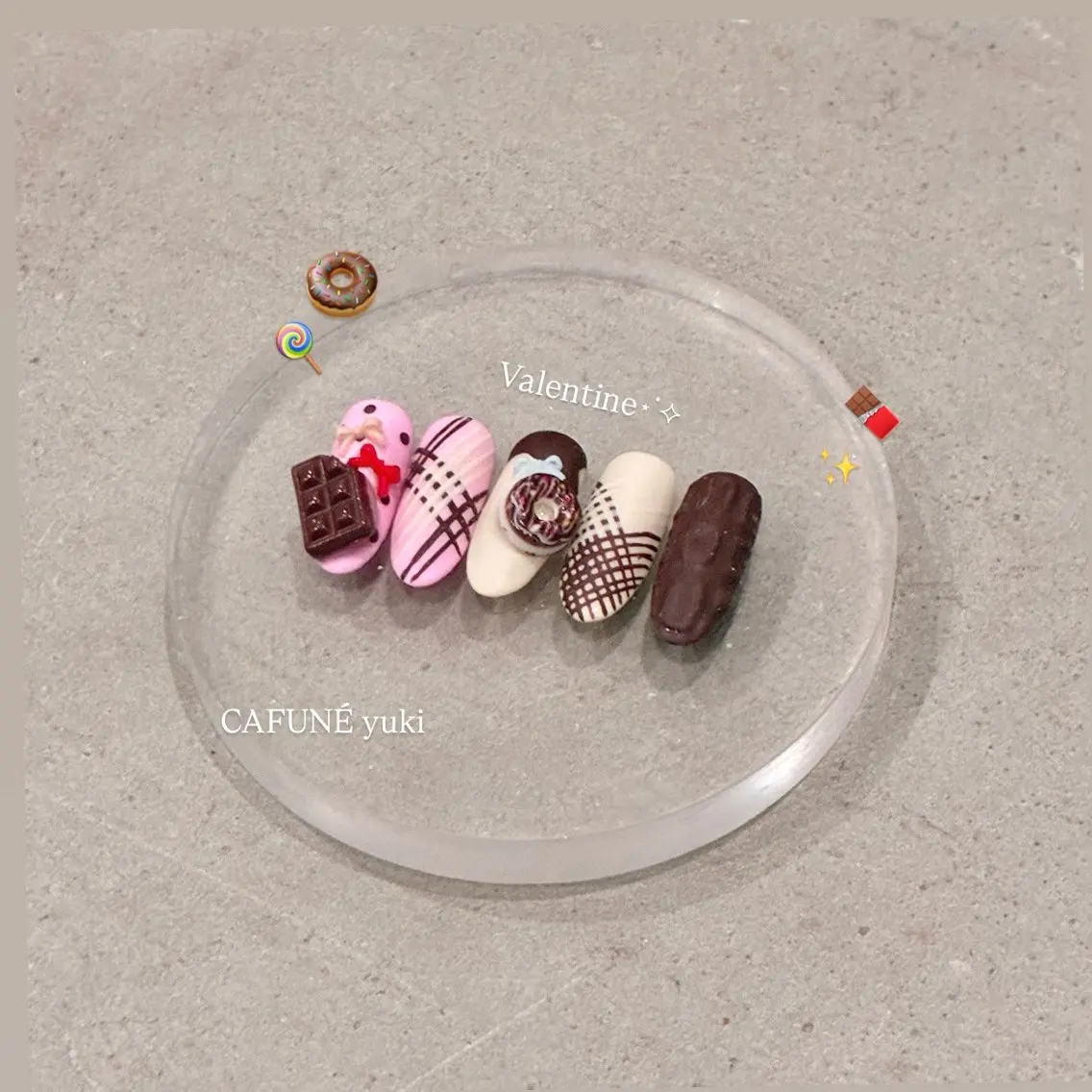 ネイル ハンドネイル 🎼CAFUNÉ_ TOKYO.•*¨のネイルデザイン
