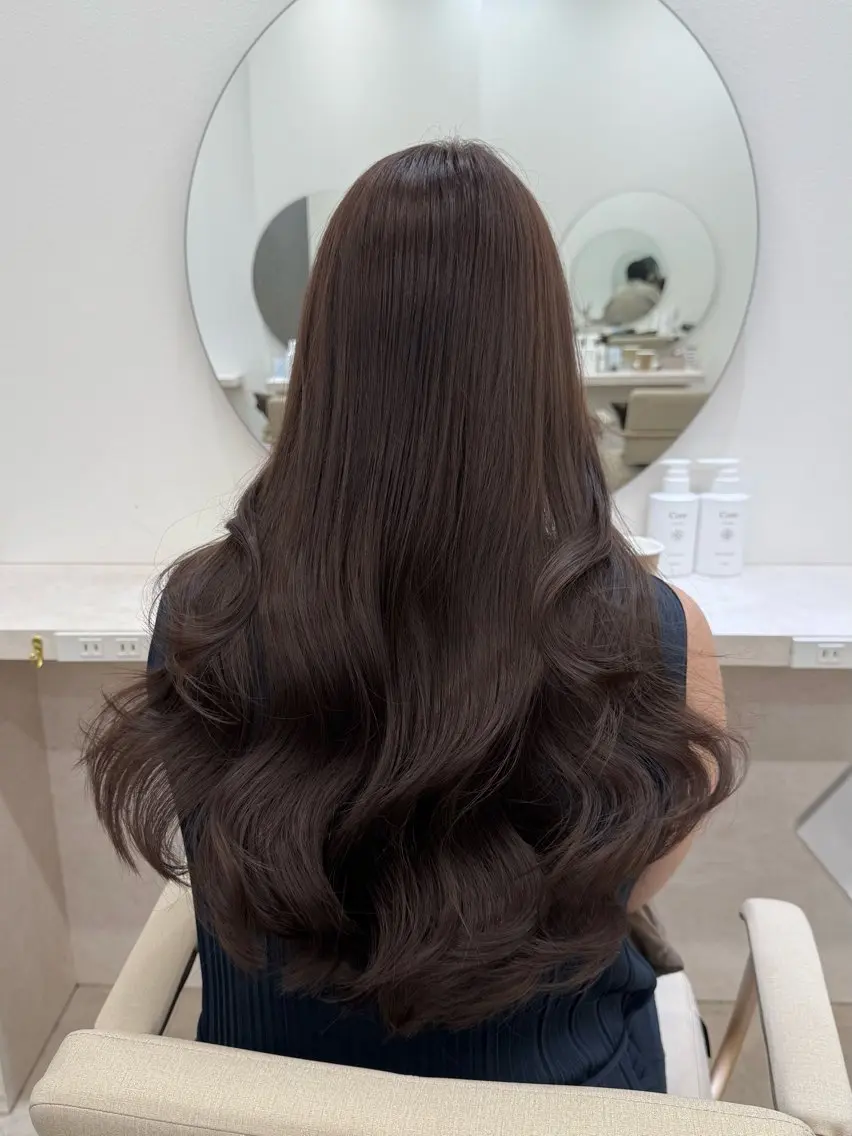 ロング トリートメント カット ヘアカラー トリートメント 髪質改善× ブリーチなしyutoのヘアスタイル