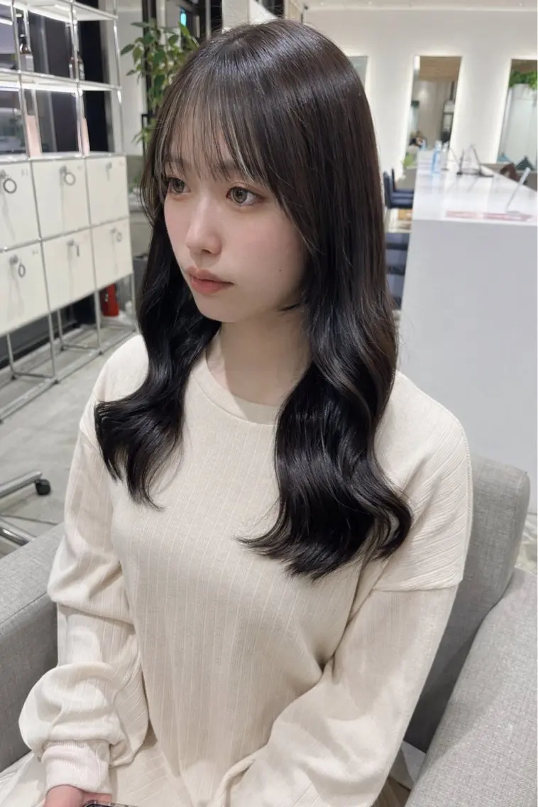 ロング カラー ヘアカラー トリートメント stair:case 💖大類舞衣子💖のヘアスタイル
