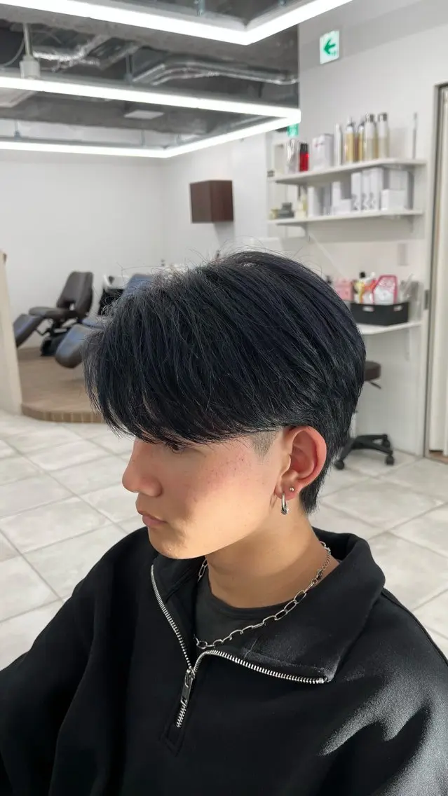 ショート パーマ メンズ 🏆メンズヘア特化 🥇代表りんぺーのヘアスタイル