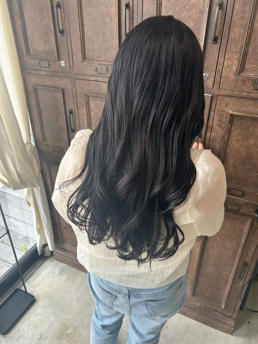 セミロング カラー カット ヘアカラー ボブ/レイヤー ナカミネアキナのヘアスタイル