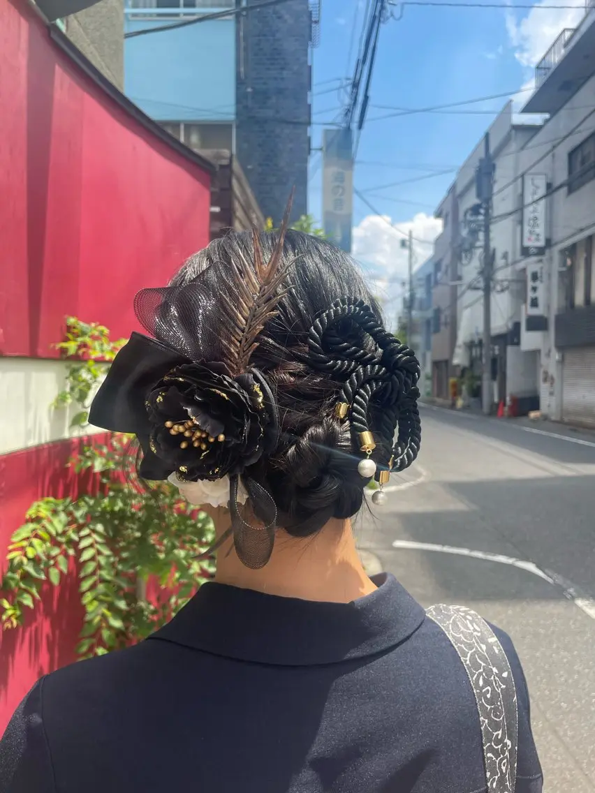 セミロング ヘアセット 量産ヘアセット/ ヘアメAyakaのヘアスタイル