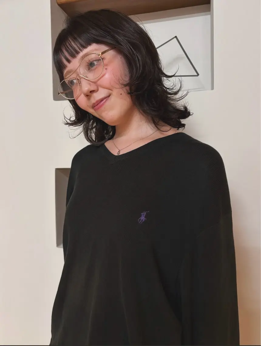 カラー ブラウンカラー ダークブラウン ヘアカラー yabui harunaのヘアスタイル
