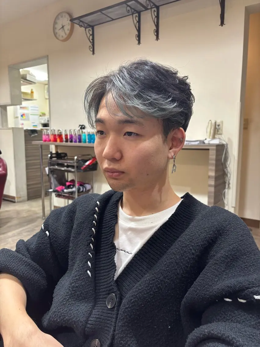 ショート パーマ カット パーマ レイヤー特化/メンズ 特化/大野真央のヘアスタイル
