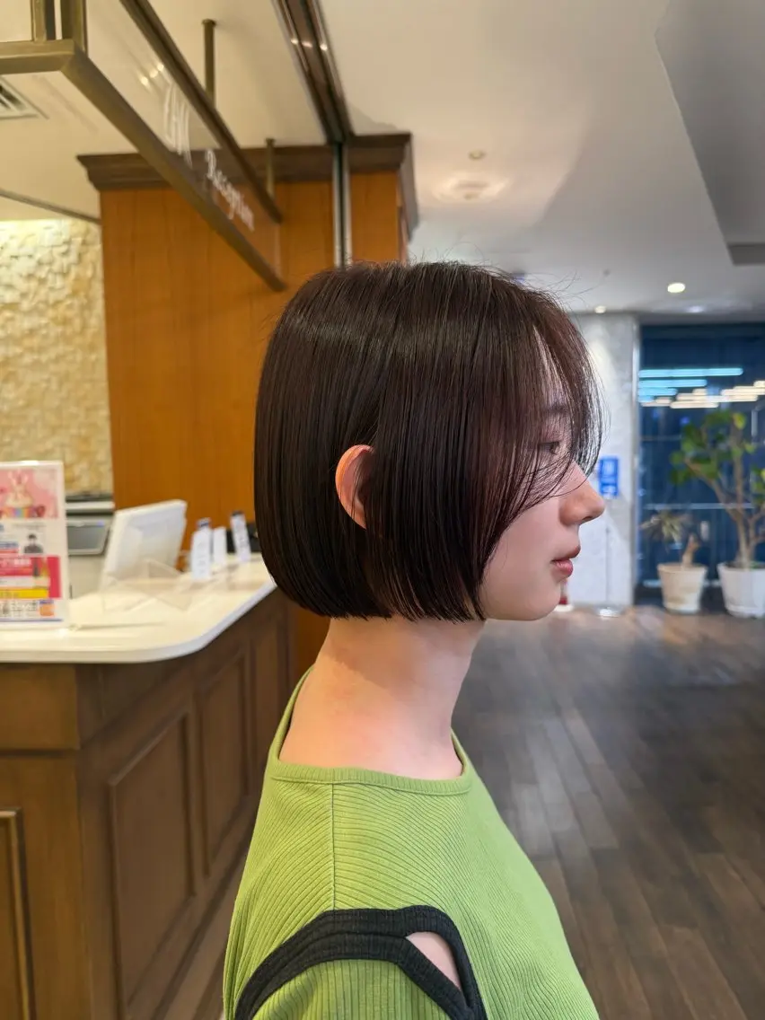 【ボブヘア】扱いやすいボブカット♡の写真