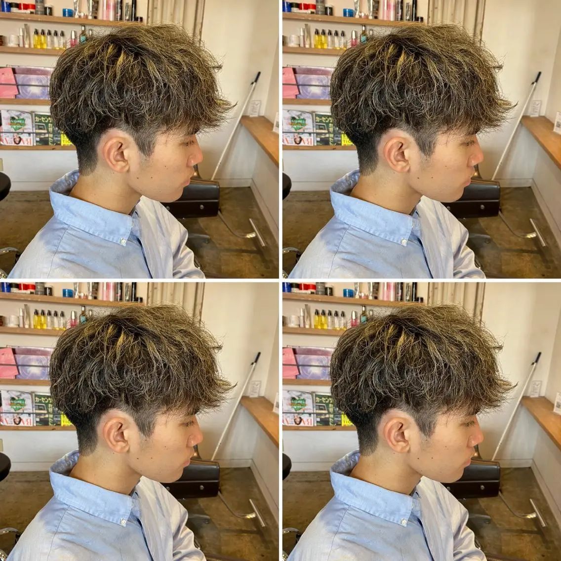 メンズ カット ヘアセット メンズパーマ特化 望月謙二郎のヘアスタイル