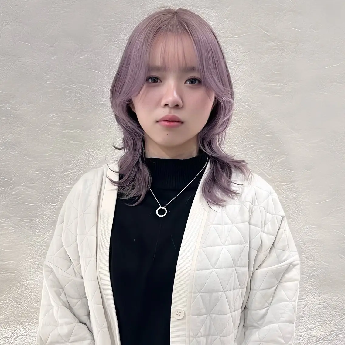 ミディアム カラー 井手 孔介のヘアスタイル