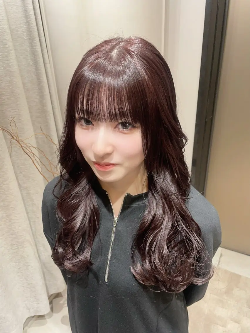 セミロング カラー カット ヘアカラー ayano / 透明感・くすみカラーのヘアスタイル