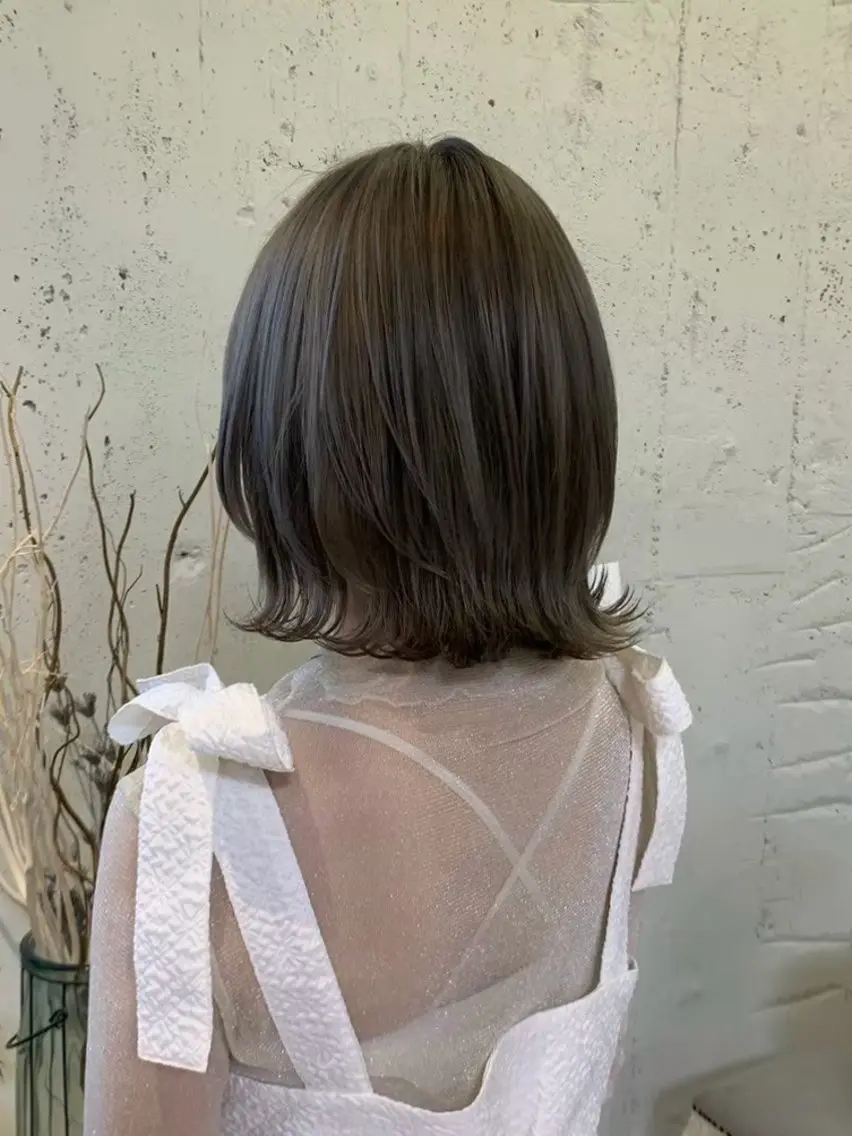 ミディアム ヘアカラー アズ🫧マツエク/ダ メージレスカラー🌟のマツエク・マツパデザイン