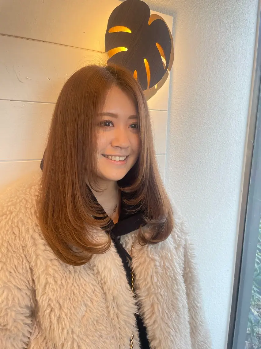 ロング レイヤーカット カット ヘッドスパ 広瀬 珠優のヘアスタイル