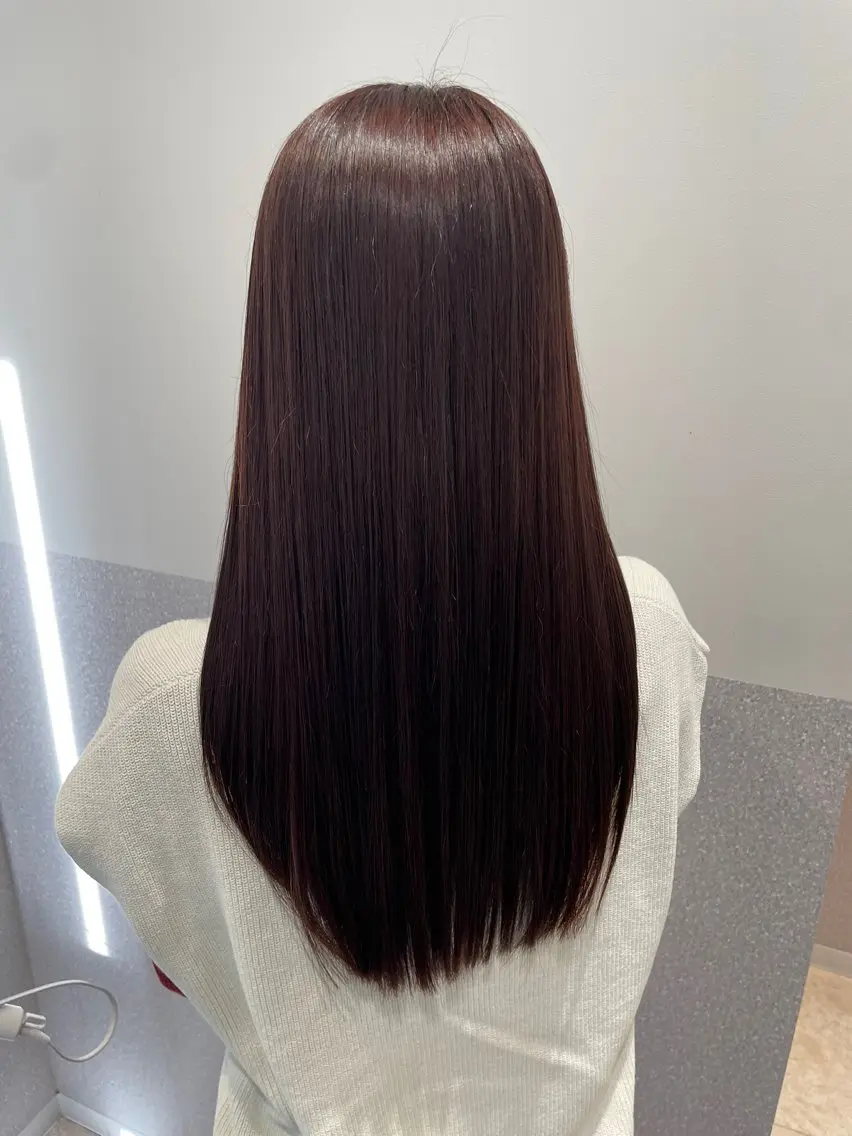 セミロング カラー アクアカラー 髪質改善 トリートメント カット ヘアカラー トリートメント 女性リピ90%🍨 🩷佐藤みずきのヘアスタイル