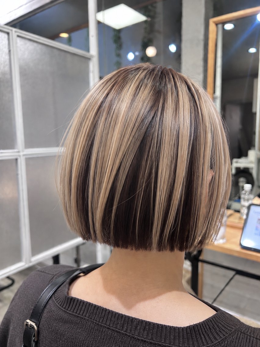 ショート ヘアカラー ✨メテオ　髪質改善✨ シバタのヘアスタイル