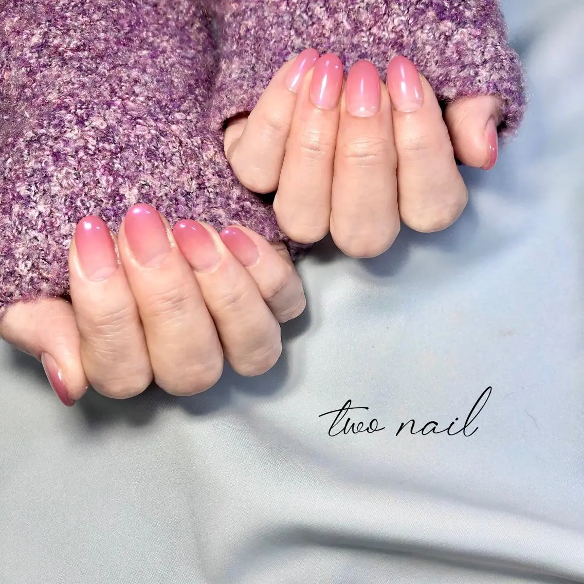 ネイル アートネイル オーロラネイル フットネイル ハート ニュアンスネイル ハンドネイル two nailのネイルデザイン