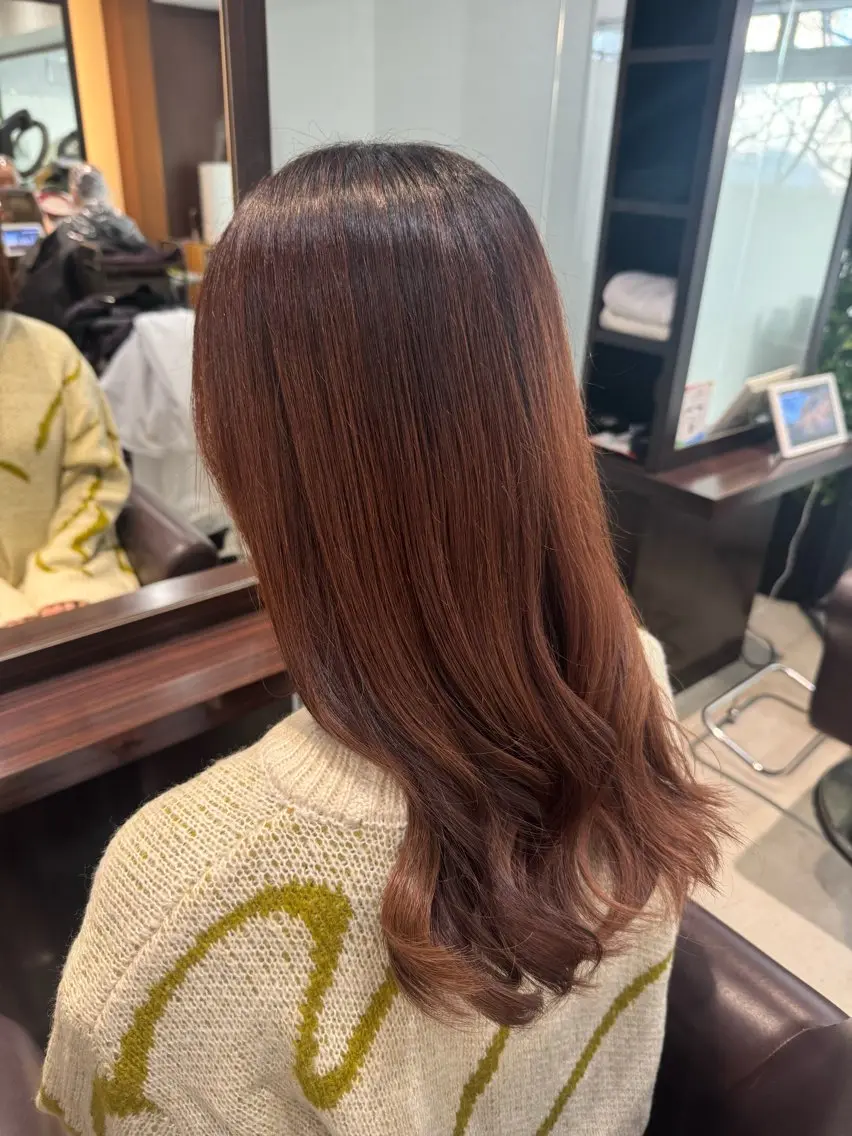 セミロング トリートメント 髪質改善✨️柴田 妃菜🧸のヘアスタイル