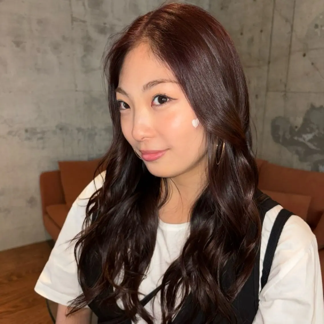 ロング カラー ヘアアレンジ ブリーチ レッドカラー トリートメント ヘアカラー トリートメント 英 このみのヘアスタイル