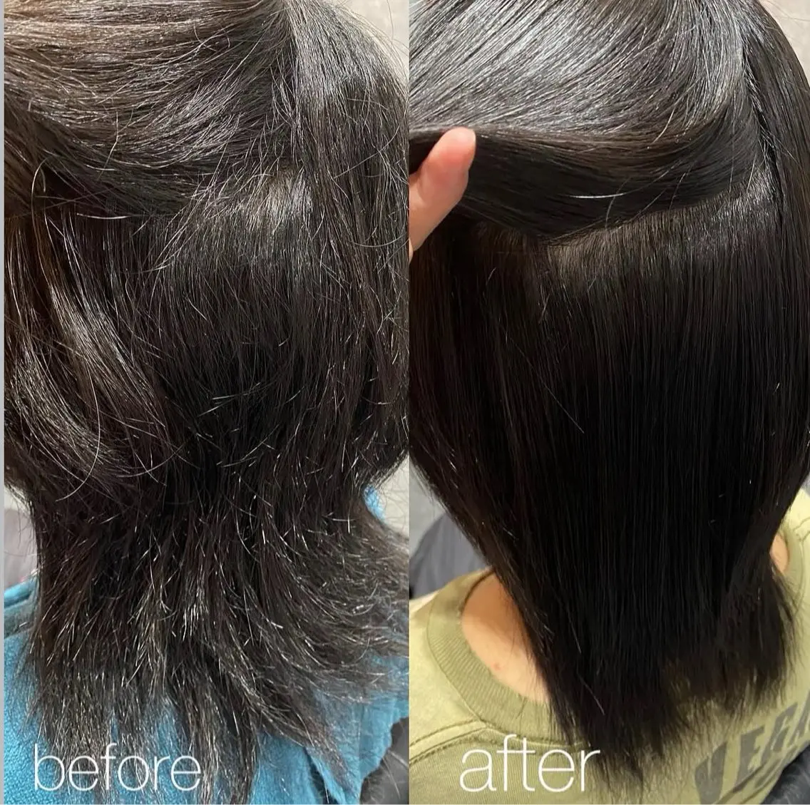 ショート 縮毛矯正 今枝莉菜 上品なツヤカラーのヘアスタイル