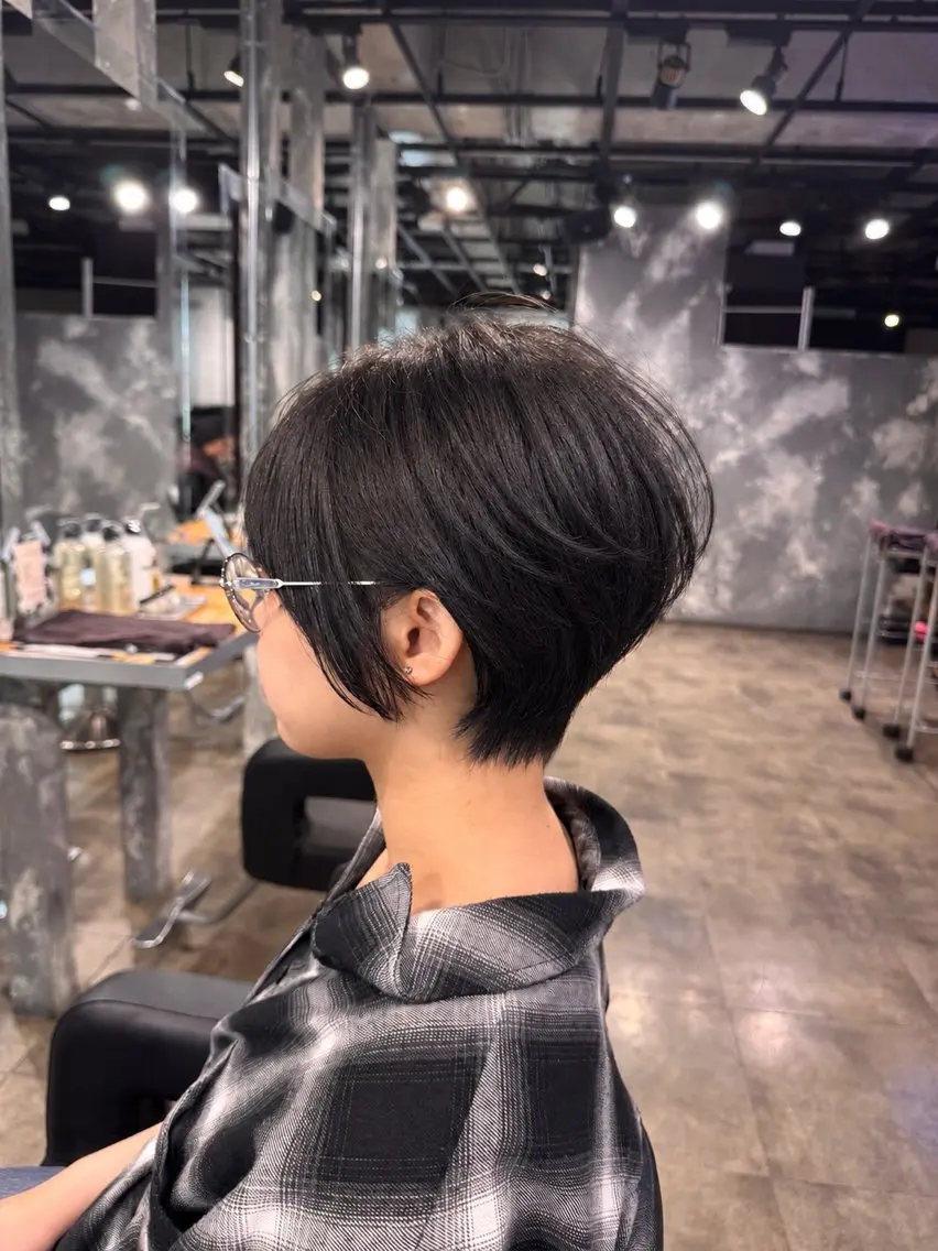 ショート カット ヘアカラー トリートメント ヘアセット 🩵必ず可愛く ボブ／ショート🩵のヘアスタイル
