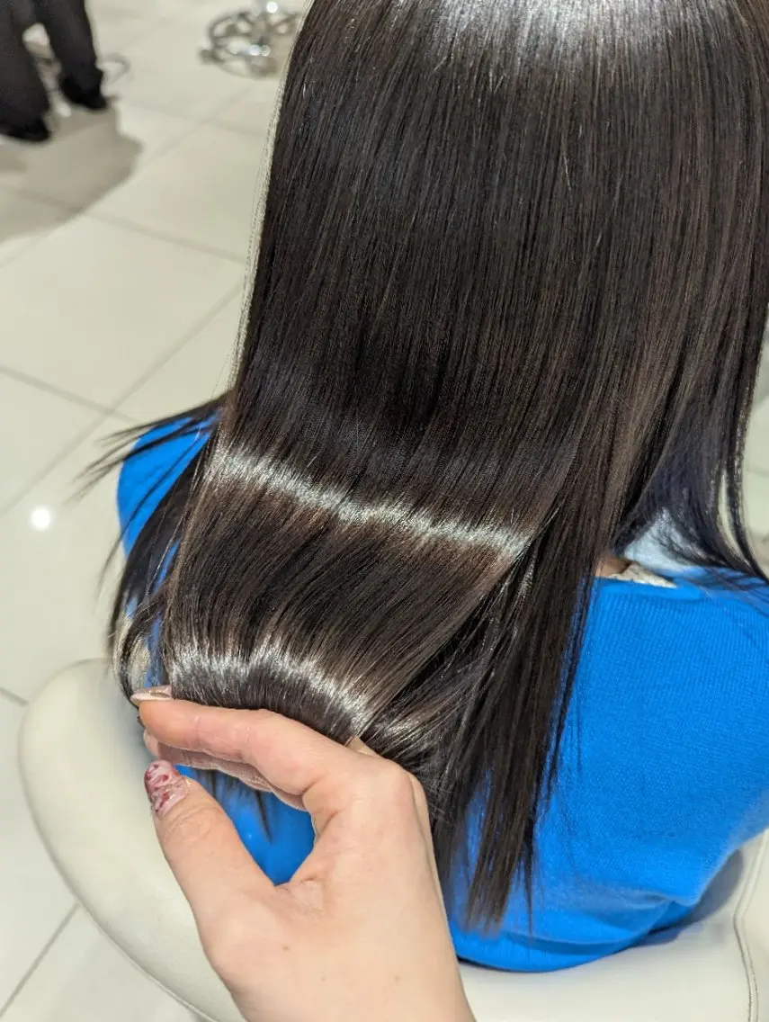 カラー アッシュ 髪質改善 後藤 風海のヘアスタイル