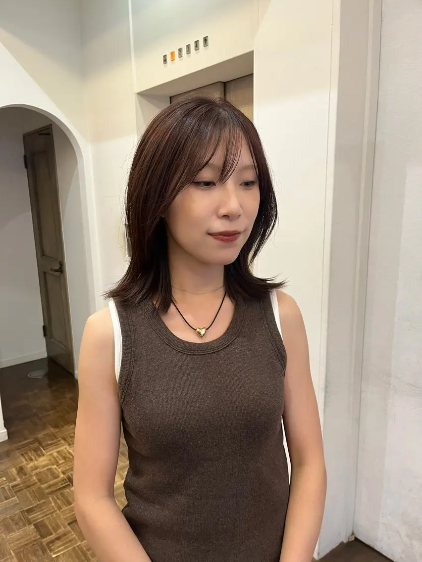 【75%off レディース限定】カット💇‍♀️➕透明感ヘアカラー🤎（追加料金でトリートメント🉑）の写真