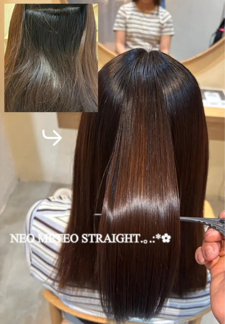 縮毛矯正 波多野 聖のヘアスタイル