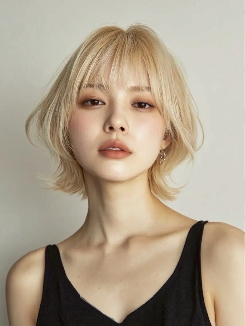 ミディアム ヘアカラー トリートメント ヘッドスパ ヘアセット liberte渋谷 officialのヘアスタイル