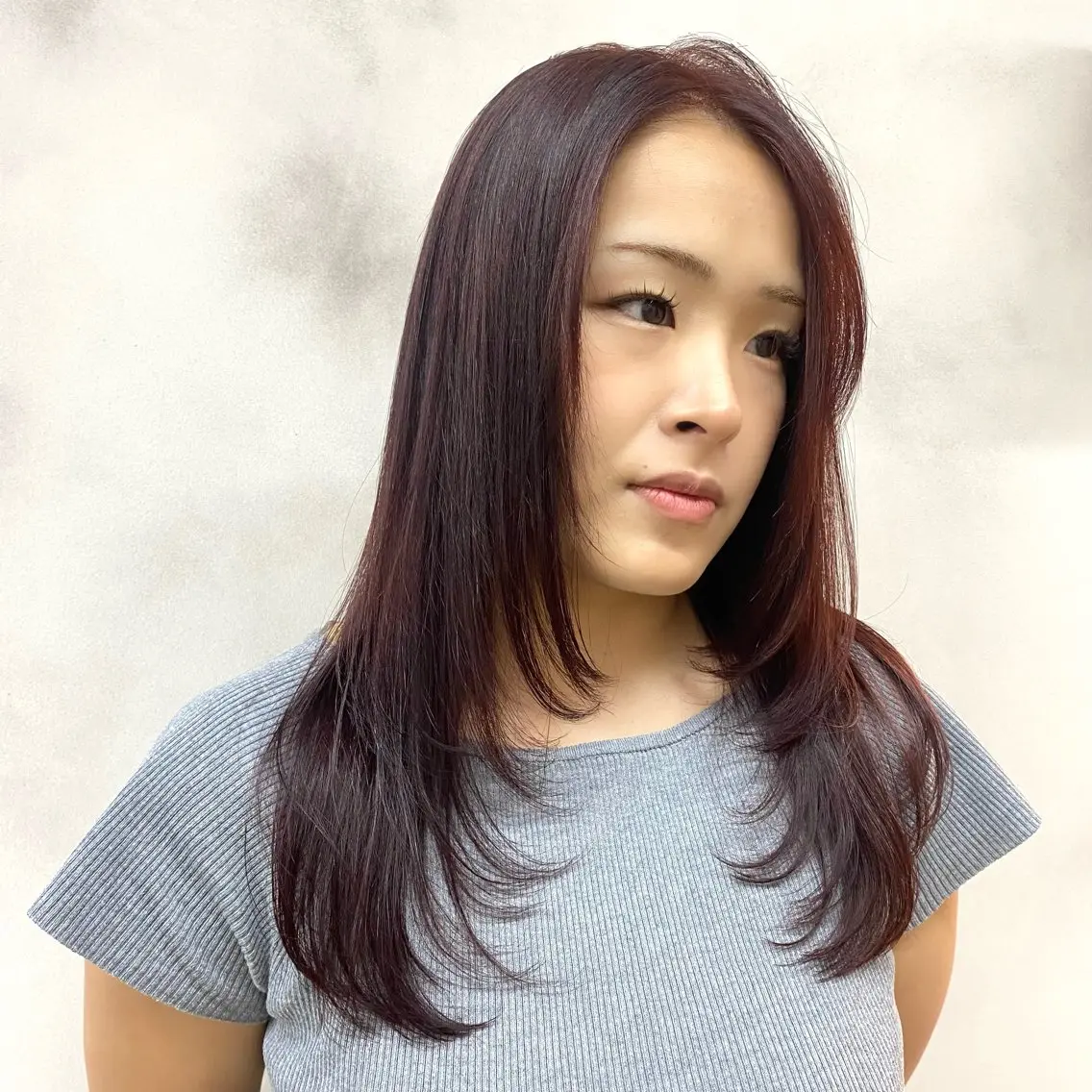 ロング レイヤーカット レイヤーカット🌼 艶カラー/長野/あやのヘアスタイル