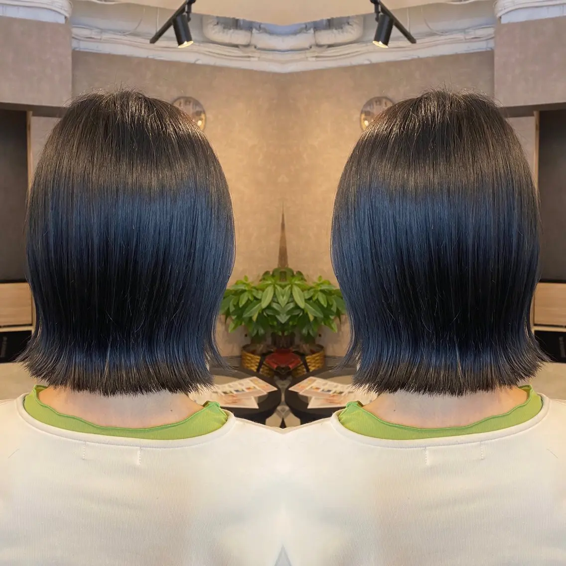 ミディアム カラー tocca 💜石田愛結💜のヘアスタイル