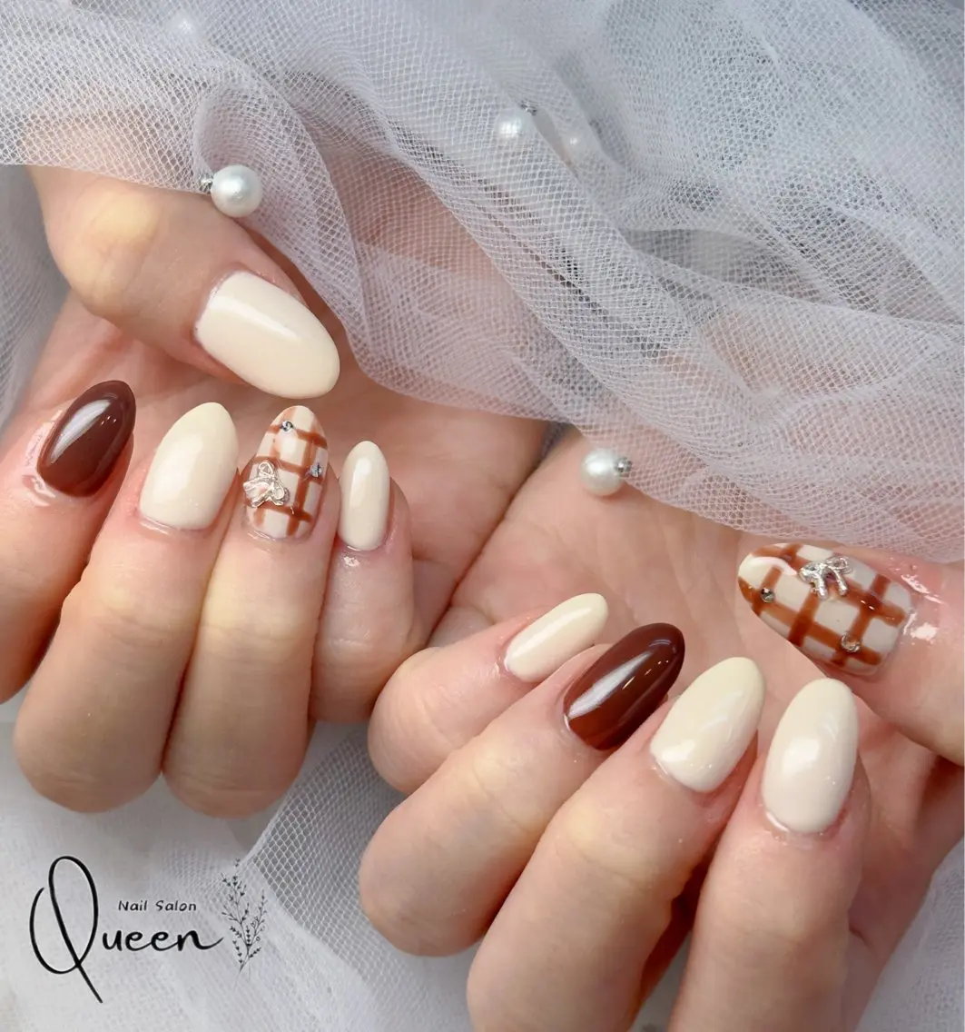 ネイル ハンドネイル Queennail 北堀江AYAのネイルデザイン