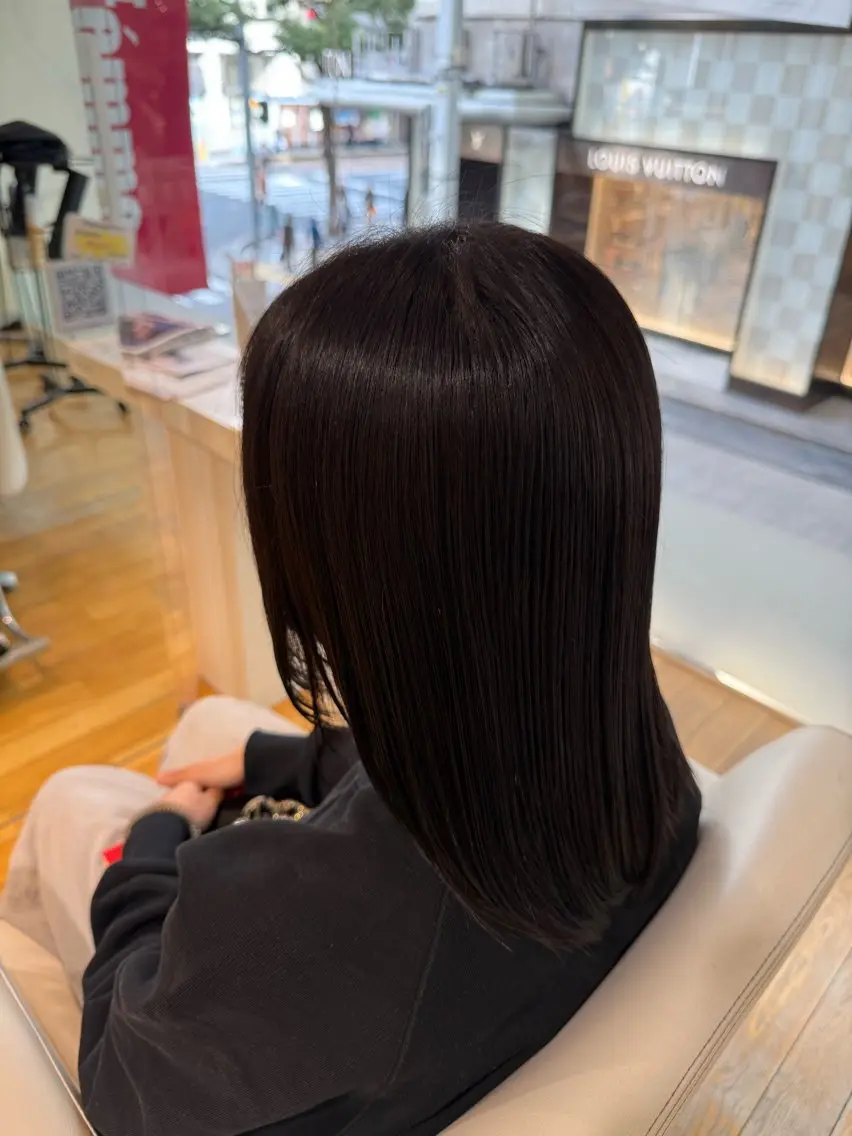カラー ヘアカラー femme 當田 莉央のヘアスタイル