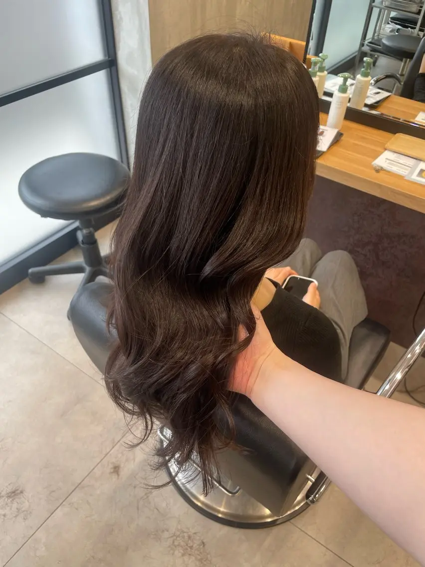 セミロング カット ヘアカラー 佐藤由依/レイヤー /ハッシュカットのヘアスタイル
