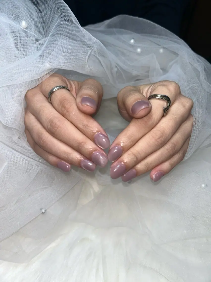 ネイル マグネットネイル マグネットワンカラー ワンカラーネイル nail salon Lilynのネイルデザイン